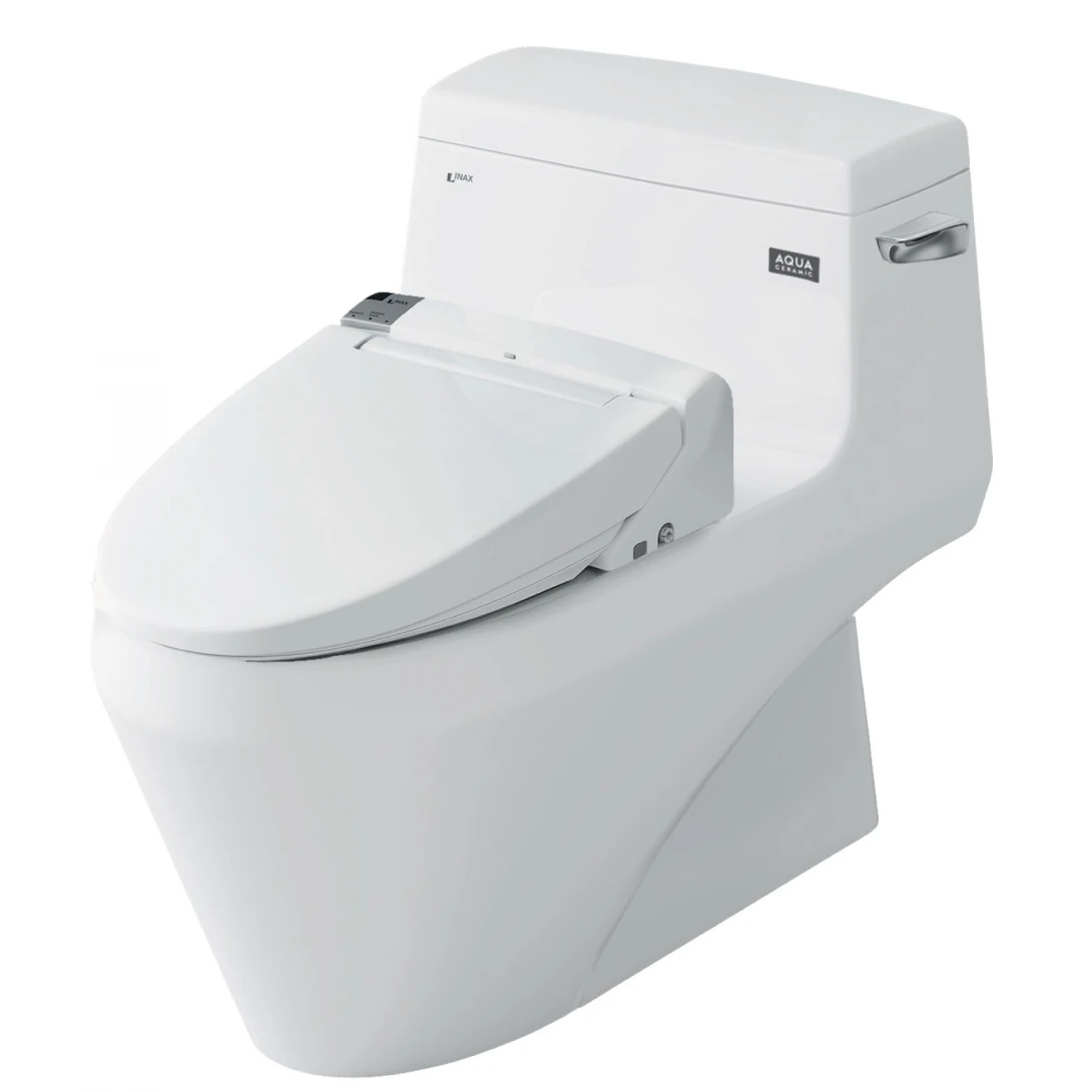 Bồn cầu 1 khối kết hợp nắp rửa điện tử AC-1135+CW-KA22AVN