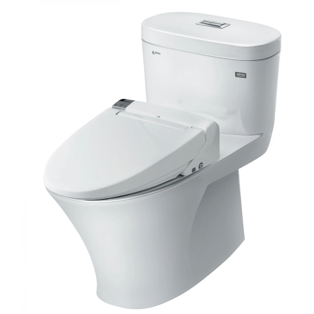 Bồn cầu 1 khối kết hợp nắp rửa điện tử AC-959A+CW-KA22AVN